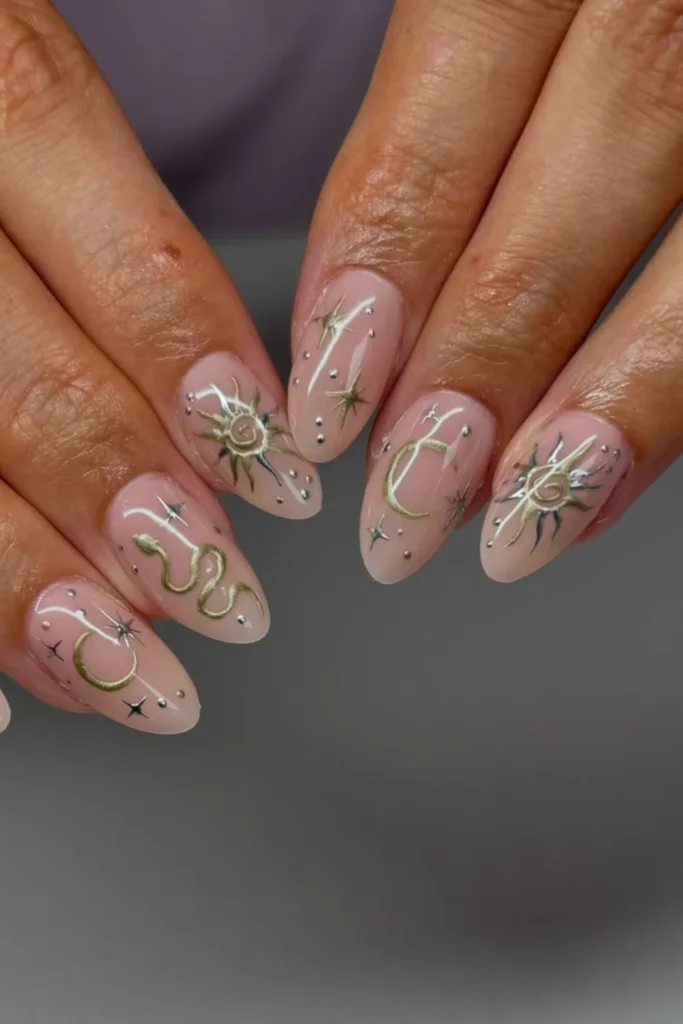 Astral Star Nails