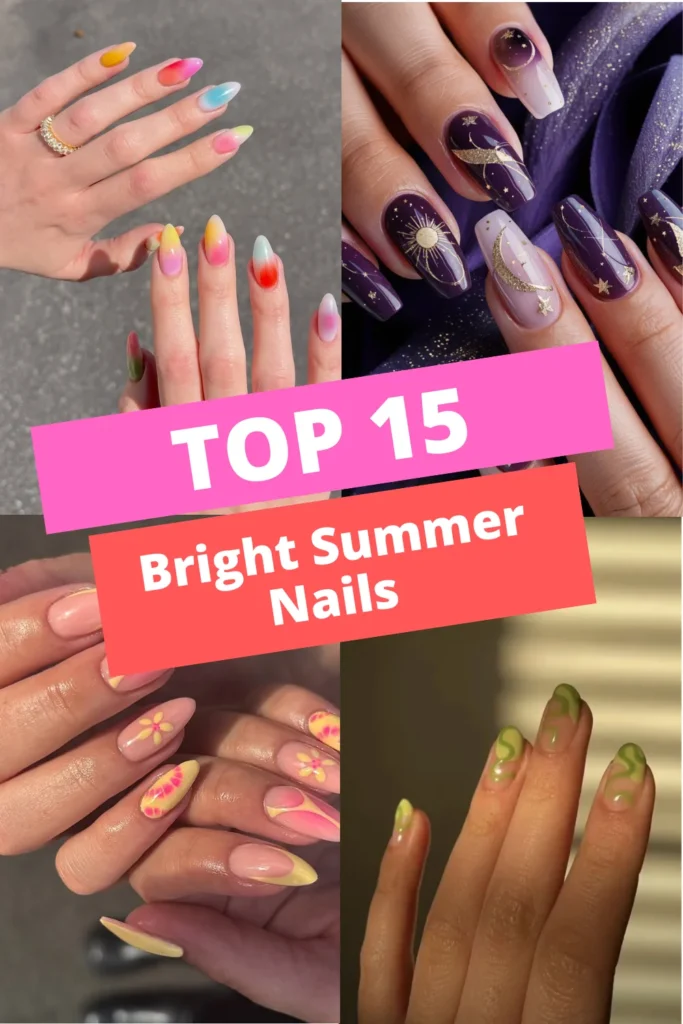 Bright Summer Nails