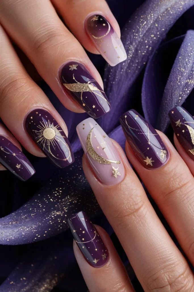 Celestial Purple_ Mystical and Stunning