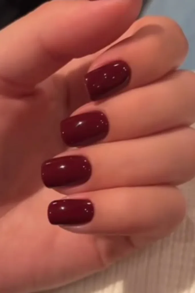 Cherry Brown and White Stripes