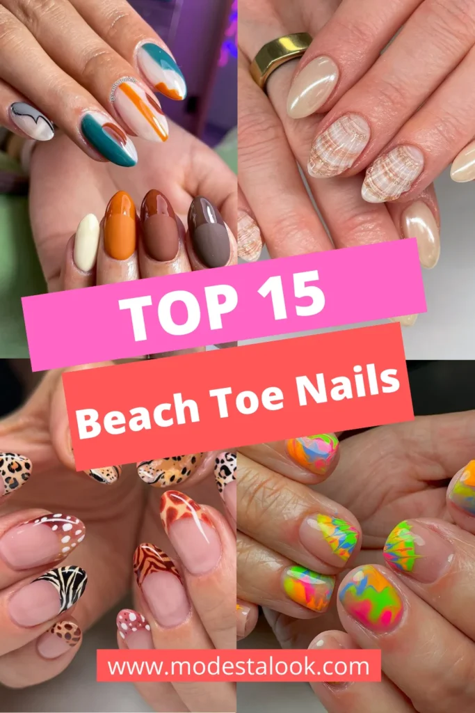 Beach Toe Nails