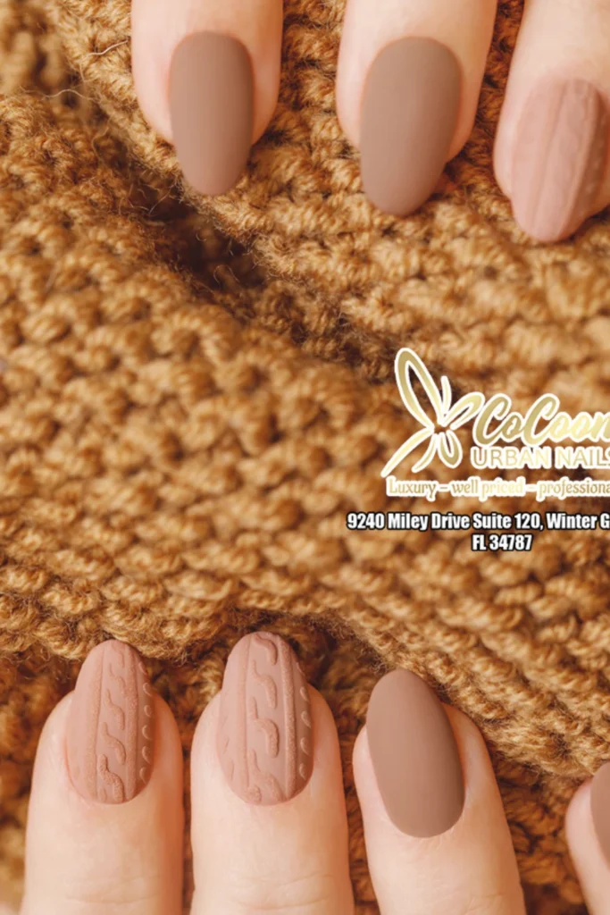 Cozy Sweater Nails