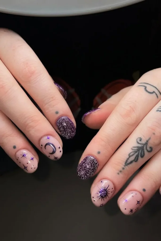 Crystal Ball Nail Art