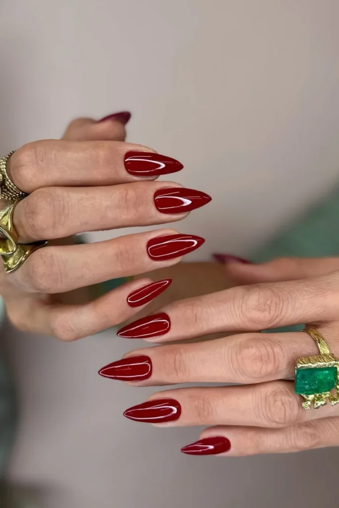 Deep Burgundy Elegance