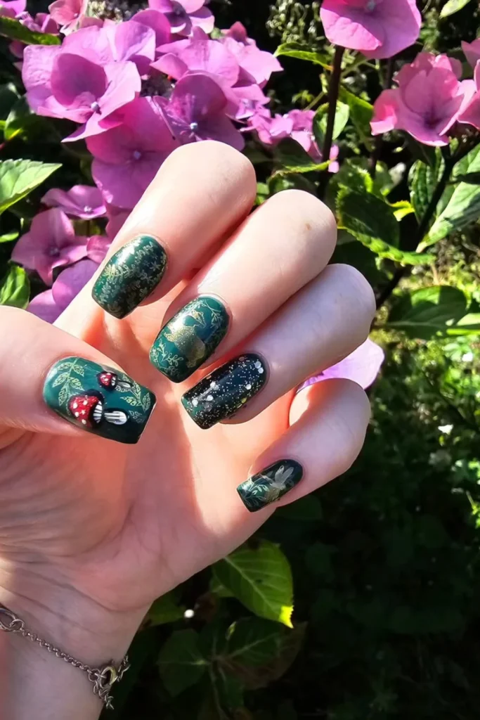 Enchanted Forest Nails