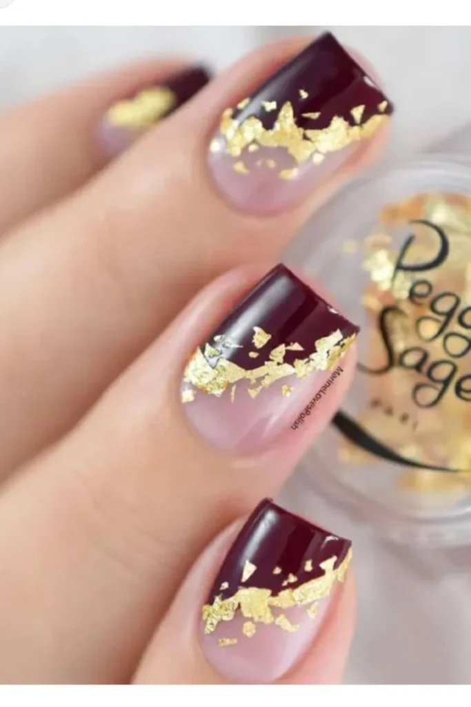 Geometric Gold Foil