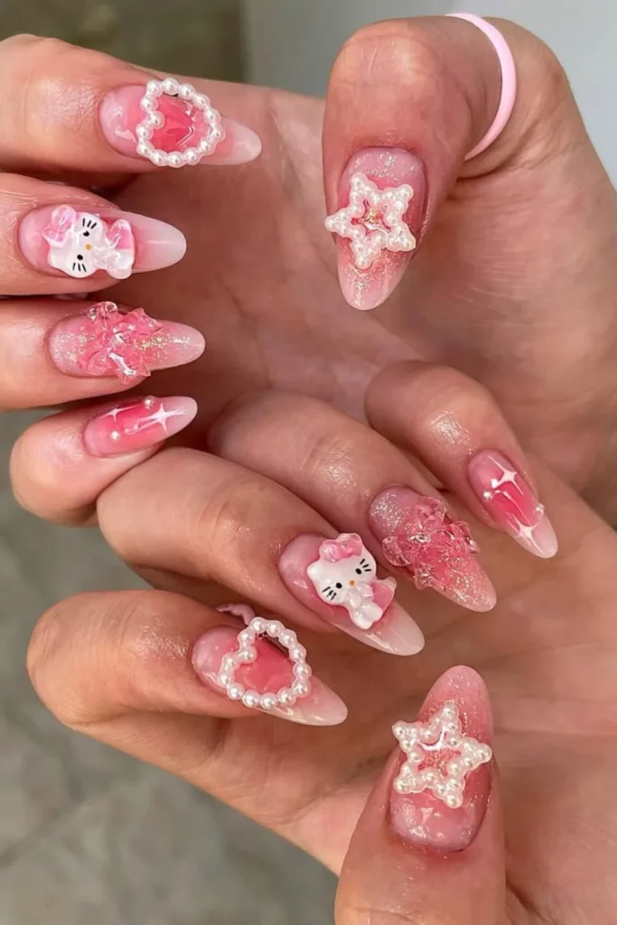 Glittery Hello Kitty