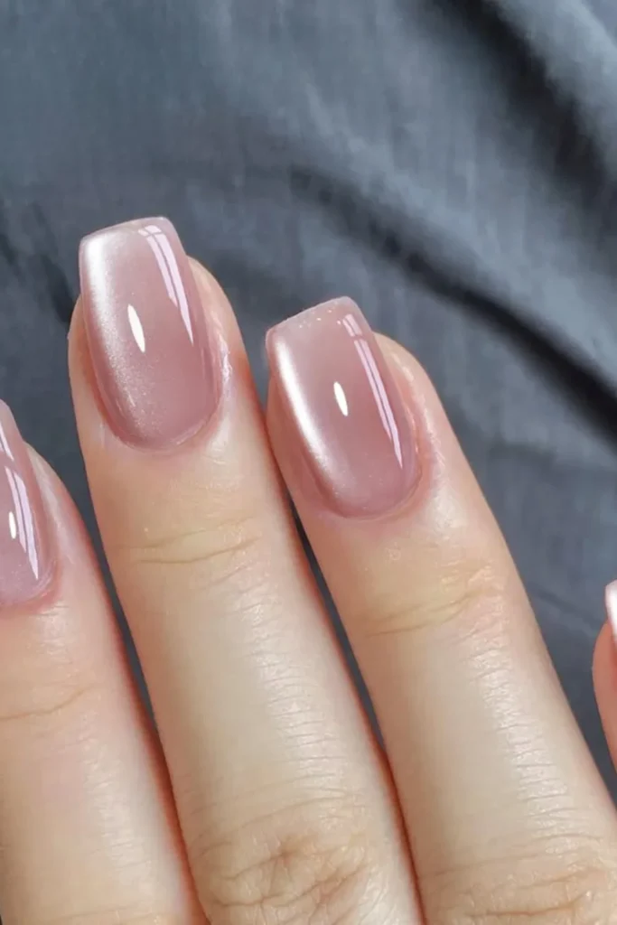 Glowing Crystal Nails