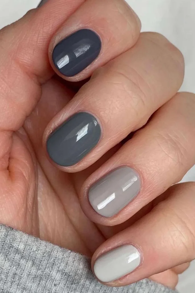 Gradient Grey with Neon Tips
