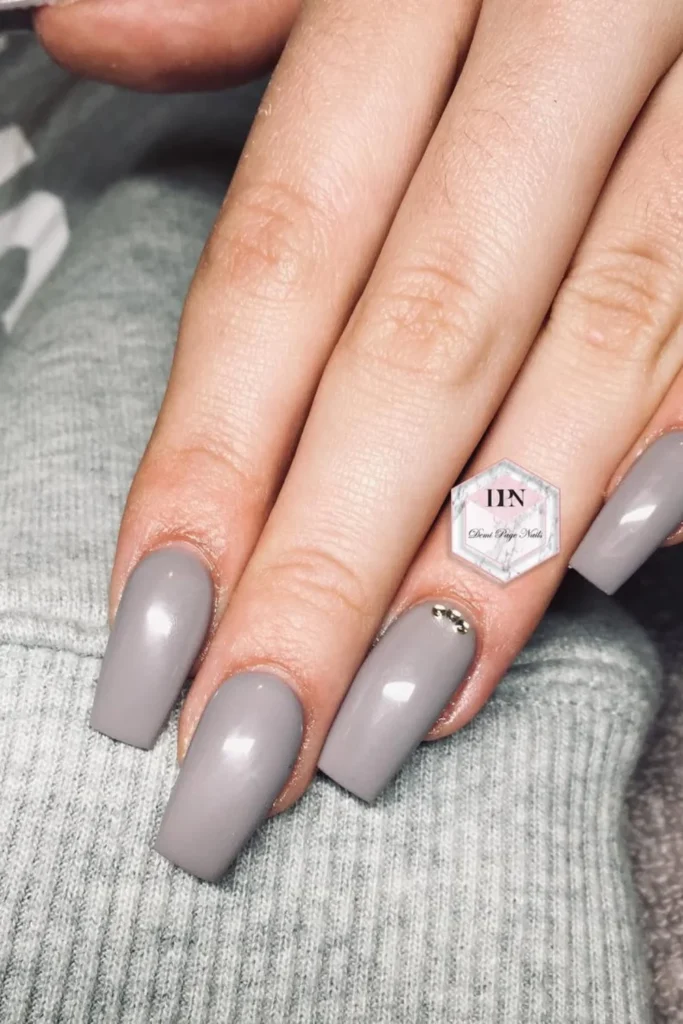 Grey with Rhinestones