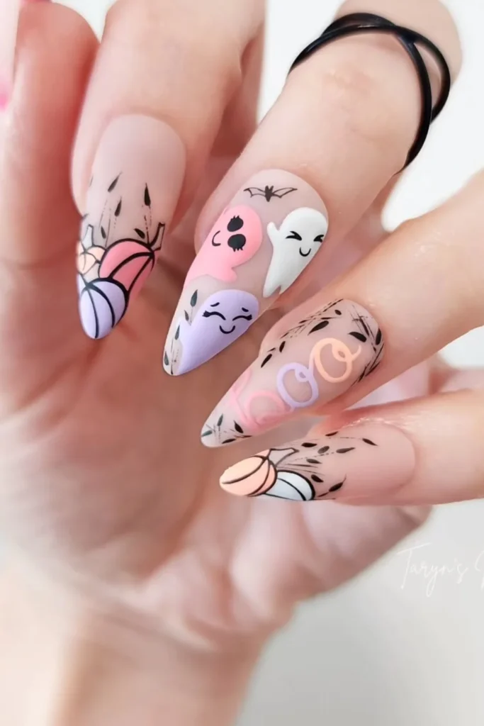 Halloween-Themed Nails