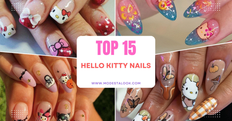 Hello Kitty Nails