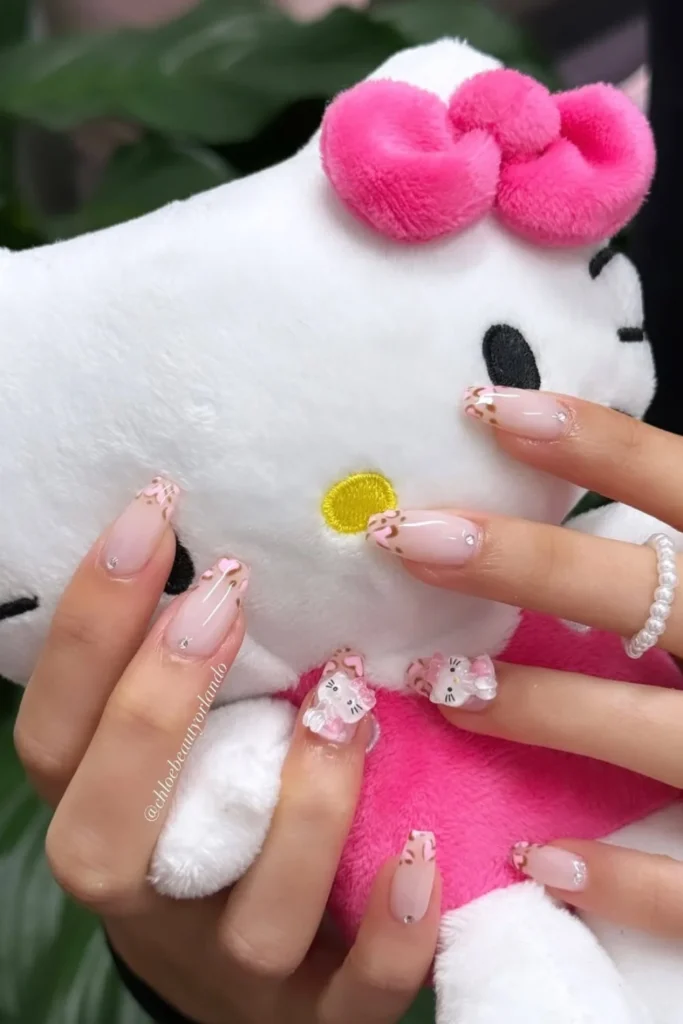 Hello Kitty with Floral Accents