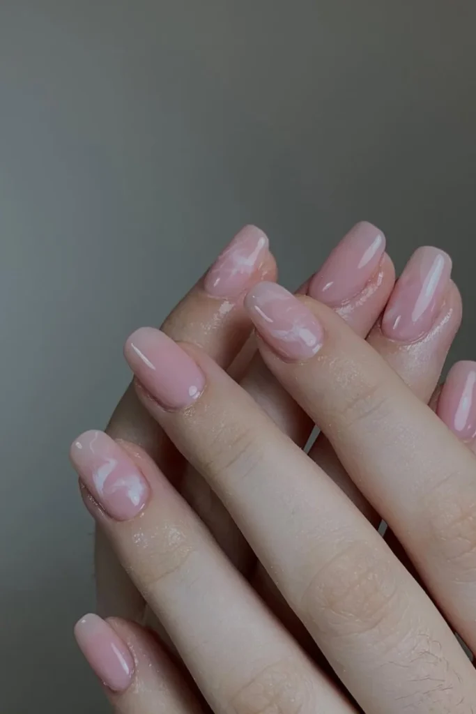 Marble Effect Nails