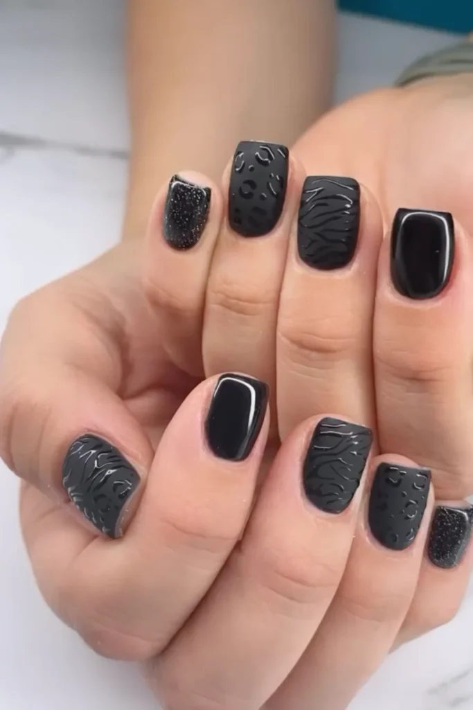 Matte Black Elegance