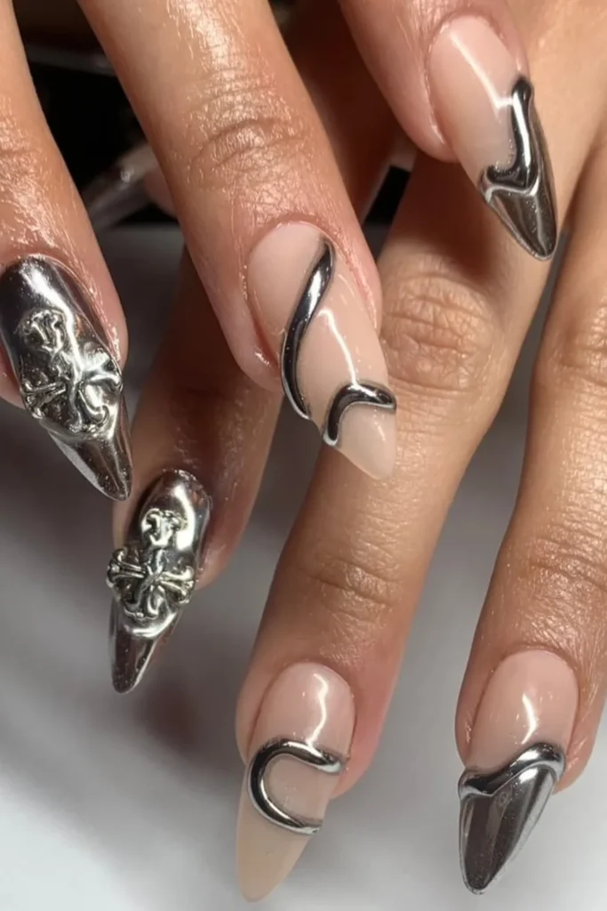 Metallic Manicure