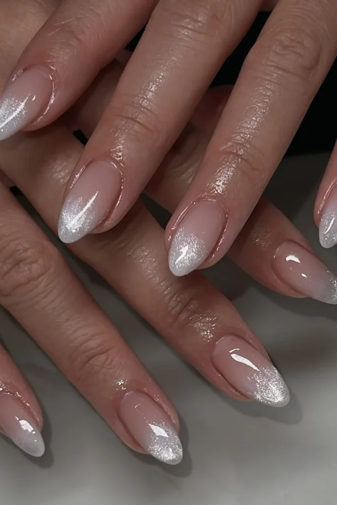 Ombre Cat Eye Nails