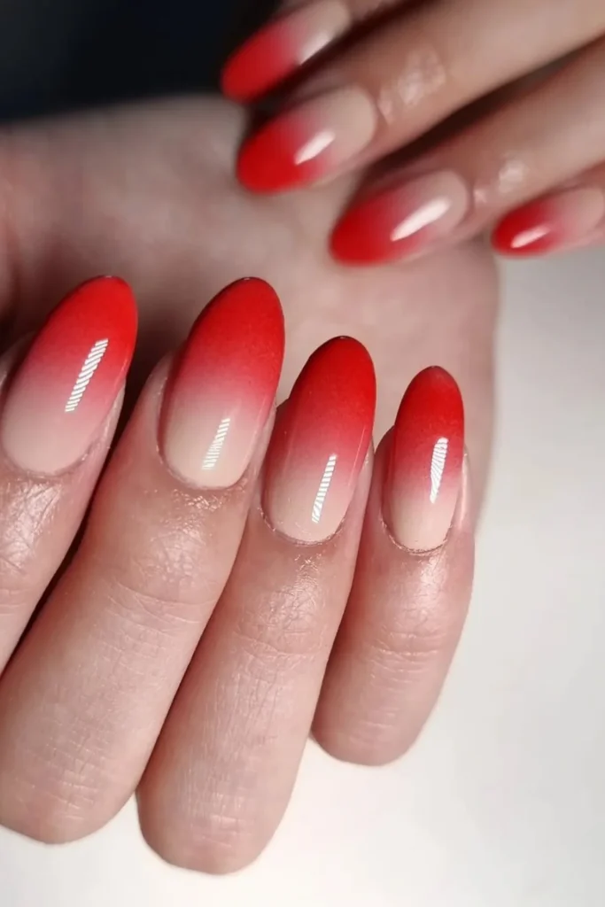 Ombre Velvet Red