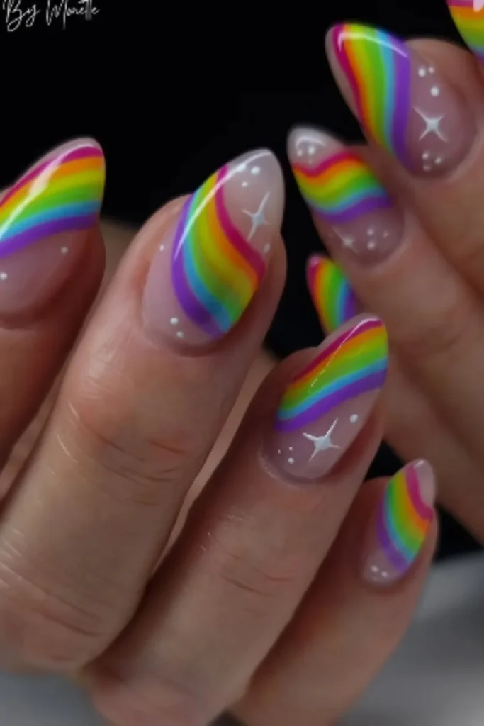 Rainbow Nails