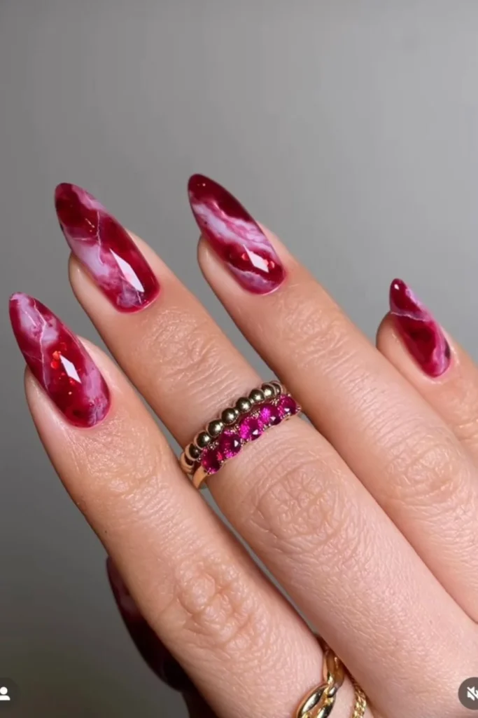 Red Velvet & Marble Fusion