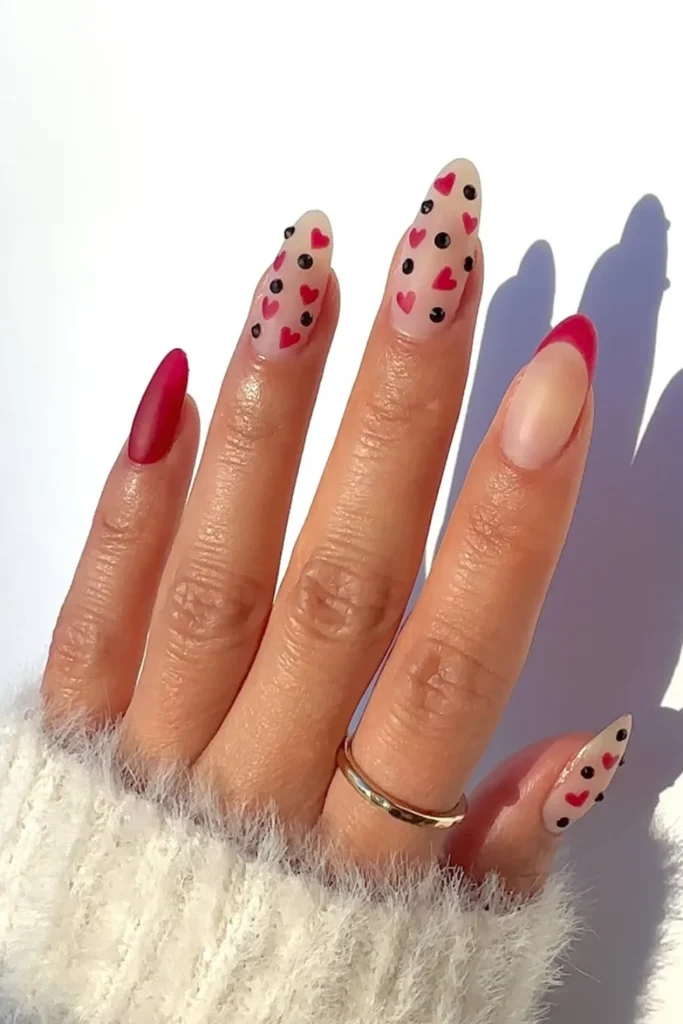 Red Velvet with Rhinestones