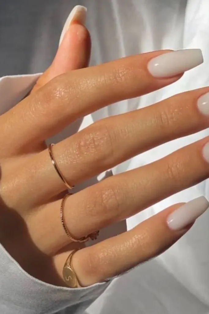 Timeless White Nails