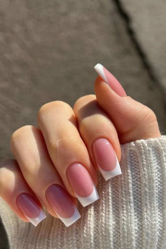 Classy French Tips