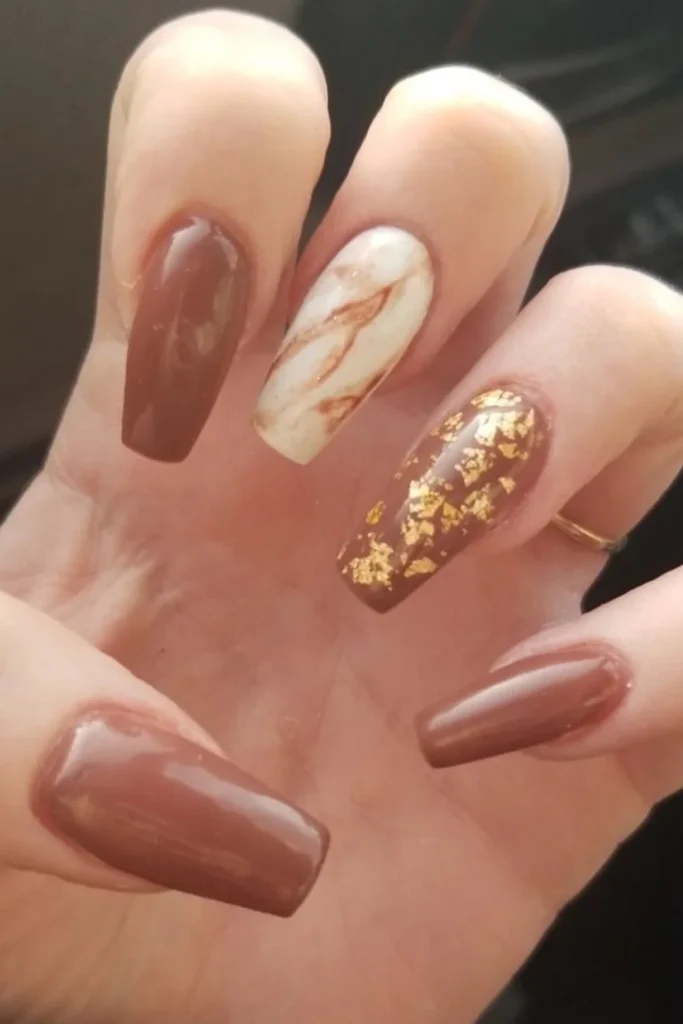 Brown Marble Effect