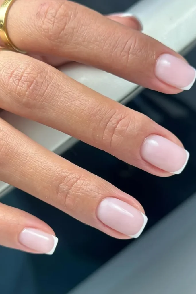 Chic French Tip Twist