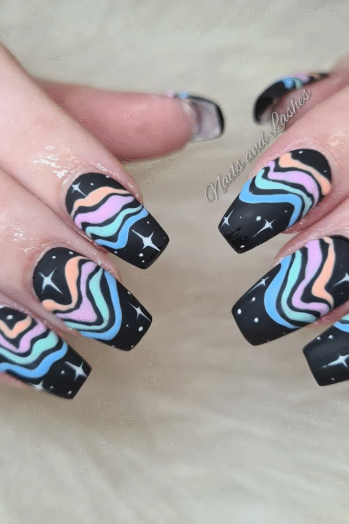 Galaxy Swirl Design