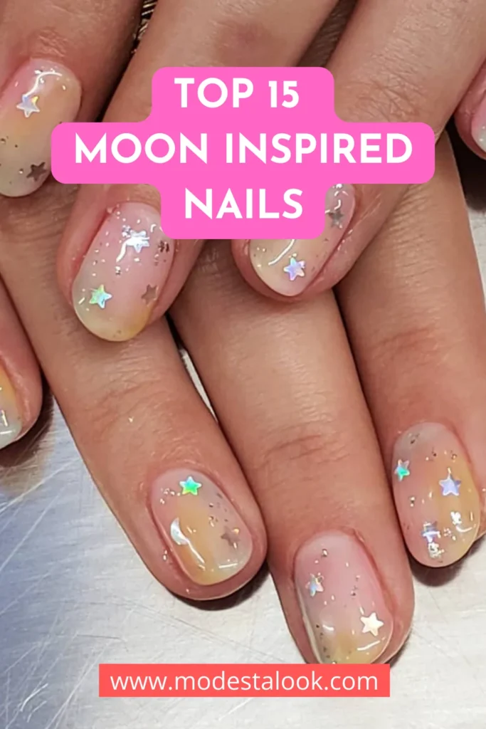 Moon Inspired Nails Ideas