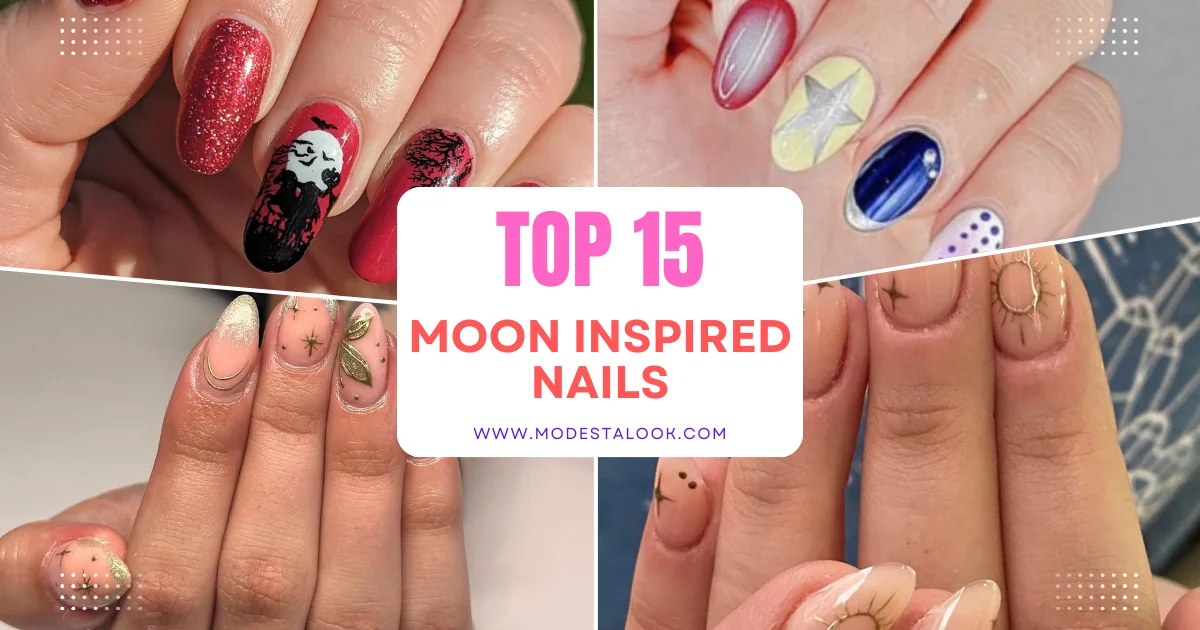 Moon Inspired Nails