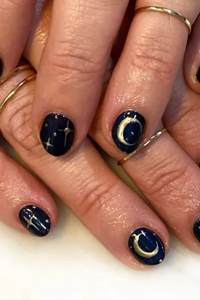 Moon and Stars Design