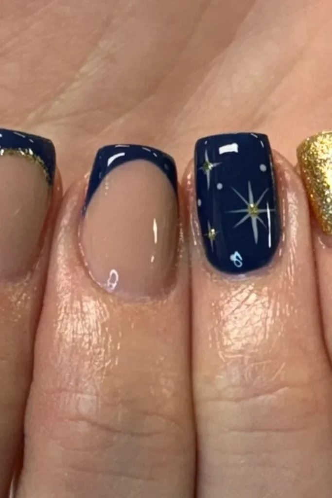 Navy and Gold Luxury