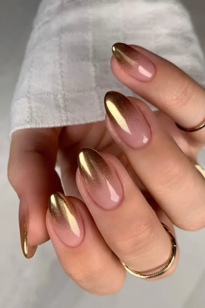 Shiny Gold Ombré