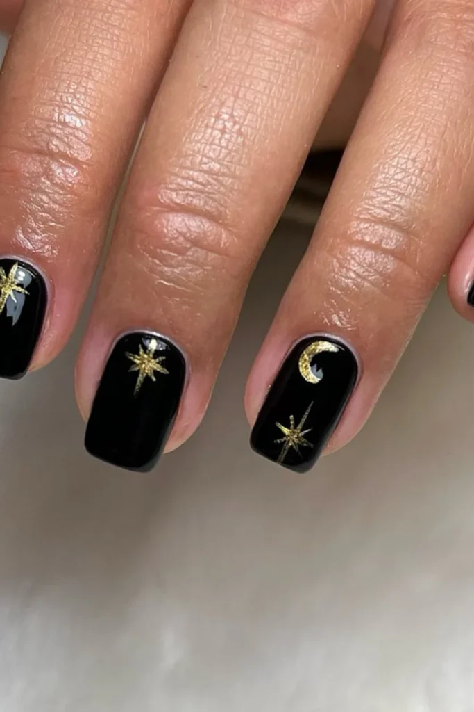 Starry Night Nail Art