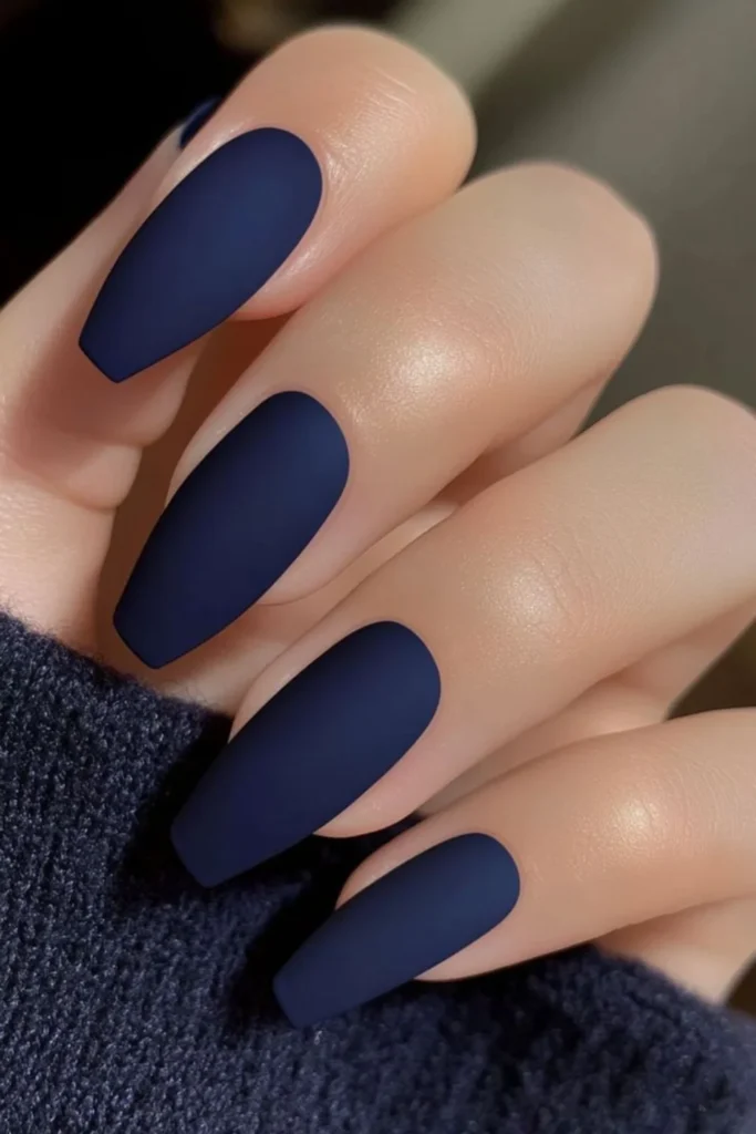Textured Blue Matte