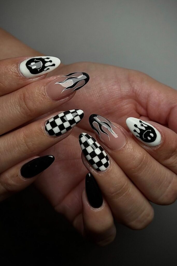 Edgy Black and White