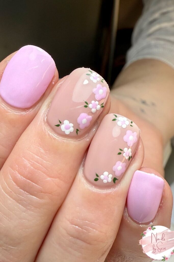 Floral Nail Art