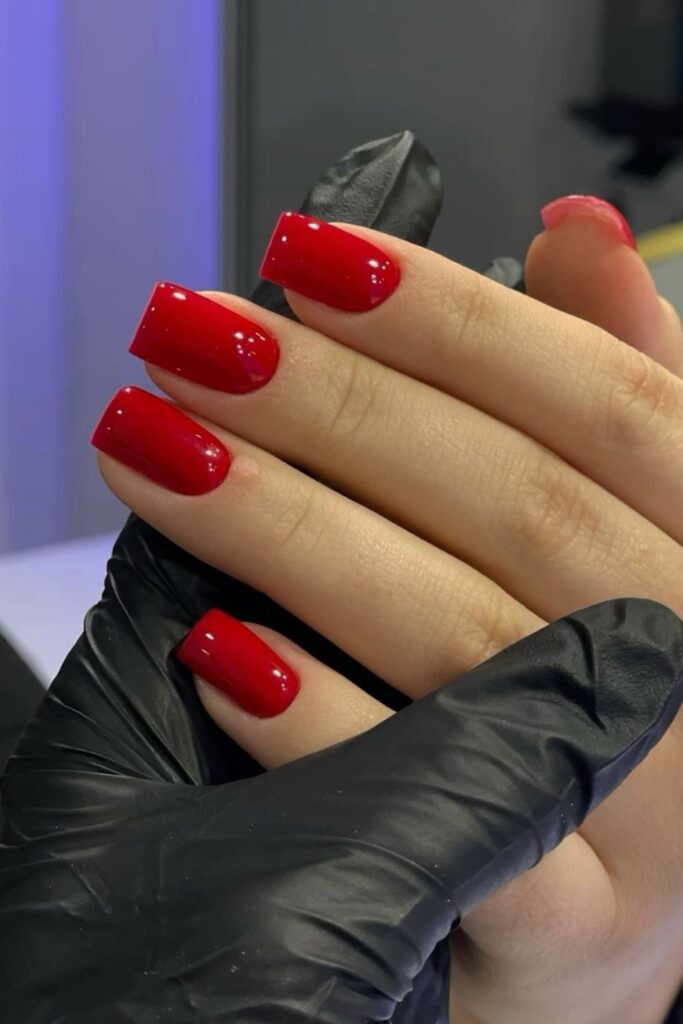 Blood Red Lust Nails Plum Perfection Nails