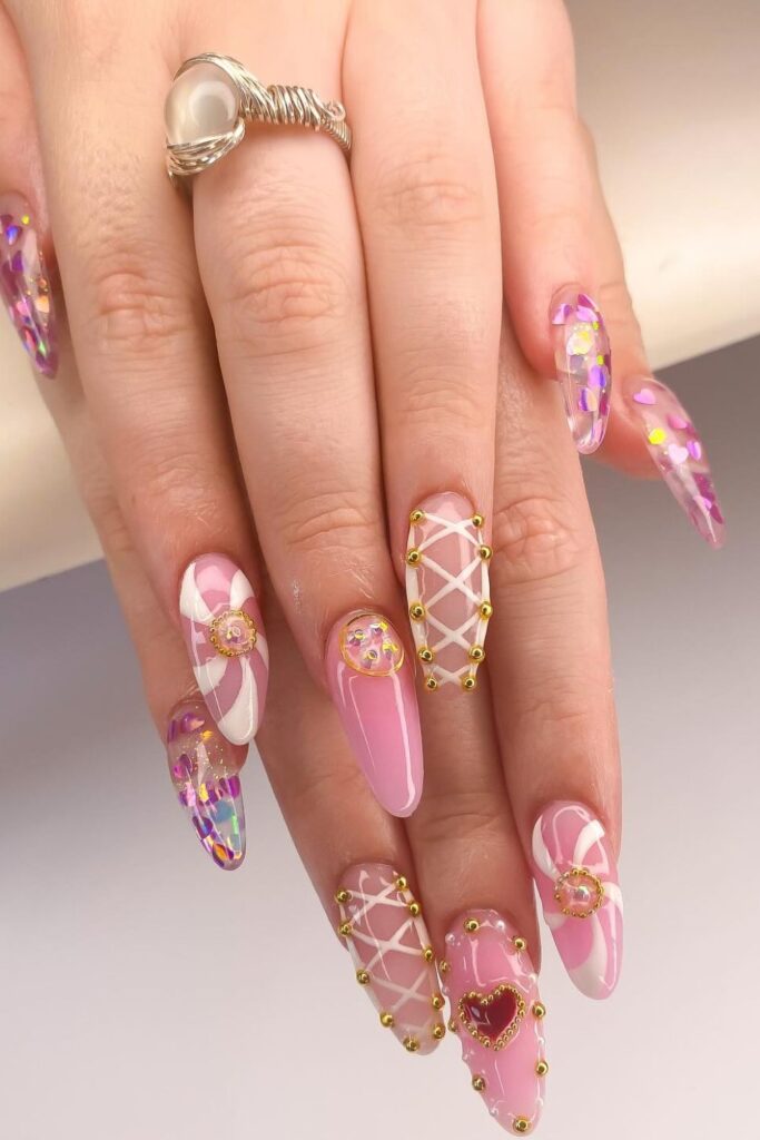 Candy Land Inspiration Nails