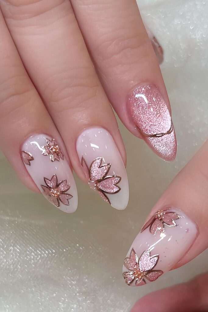 Cherry Blossom Bliss Nails