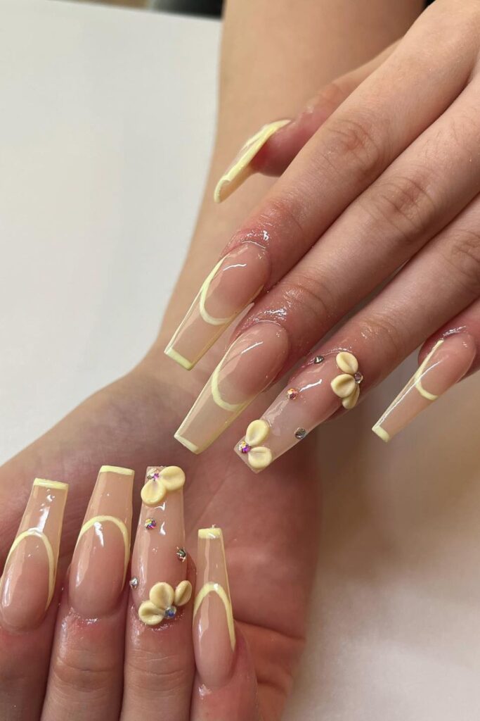Classic Pastel Yellow Nails