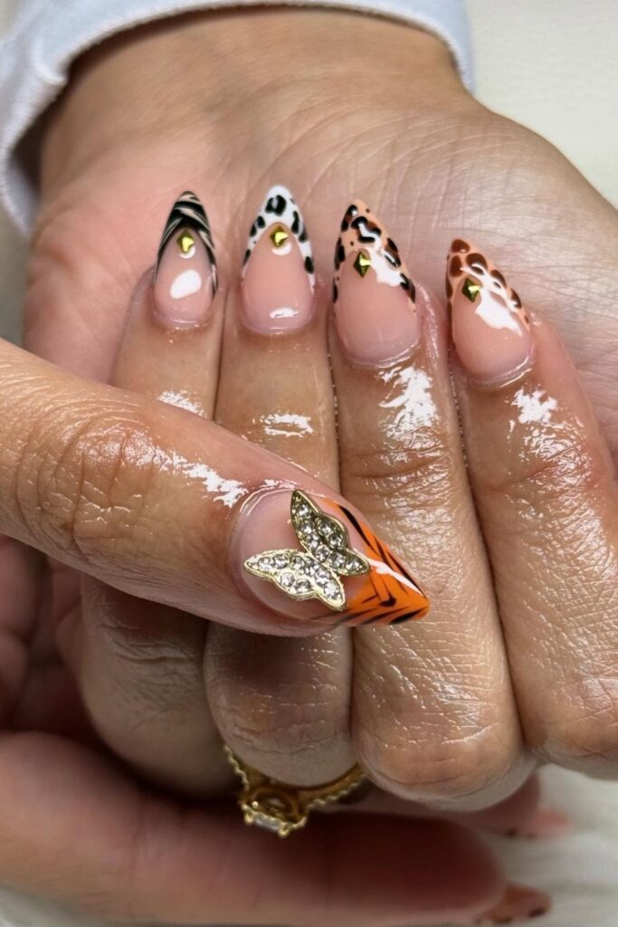 Cute Animal Prints Nails