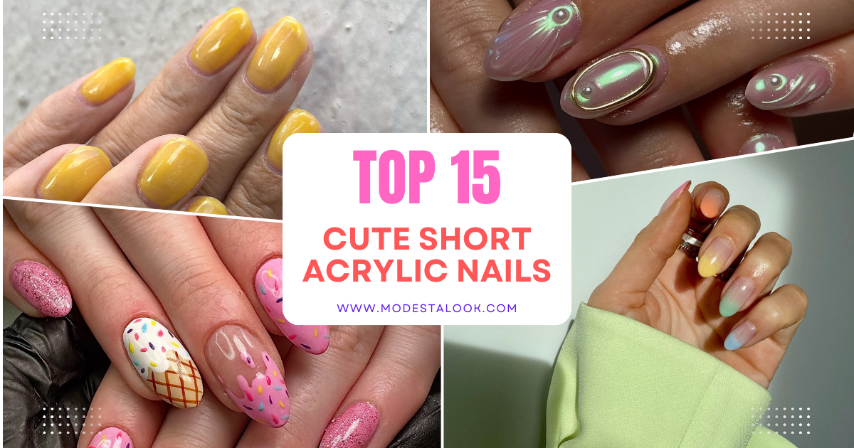 Cute Short Acrylic Nails