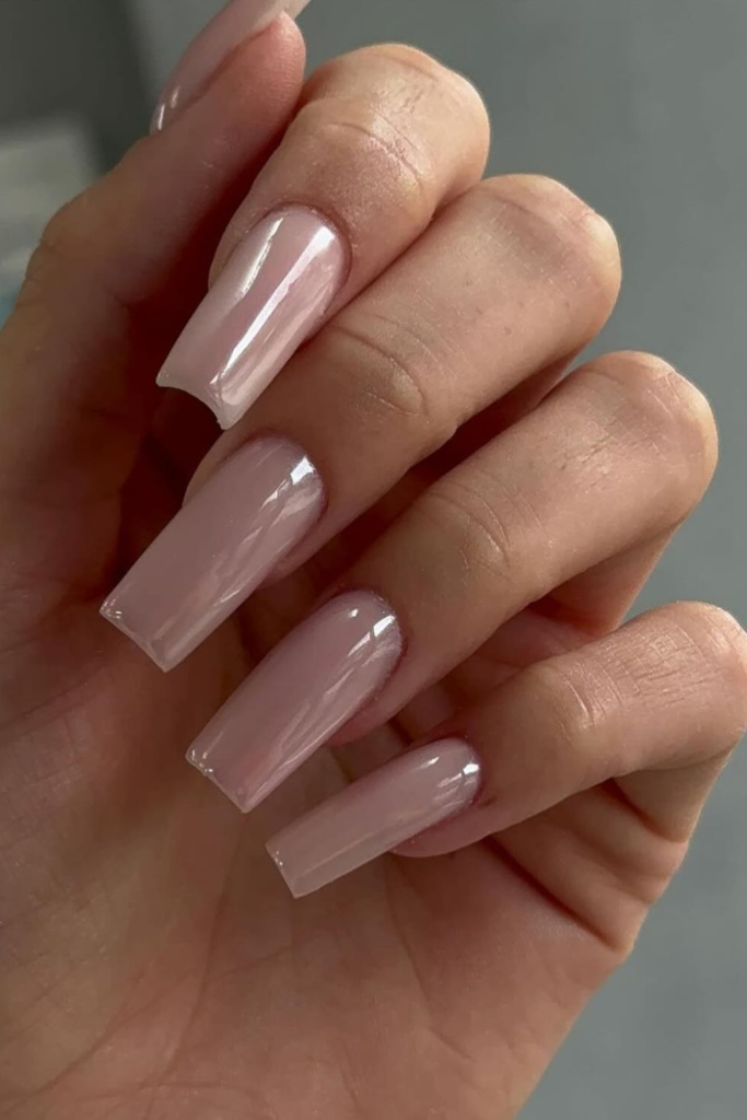 Donut Pattern Accent Nails