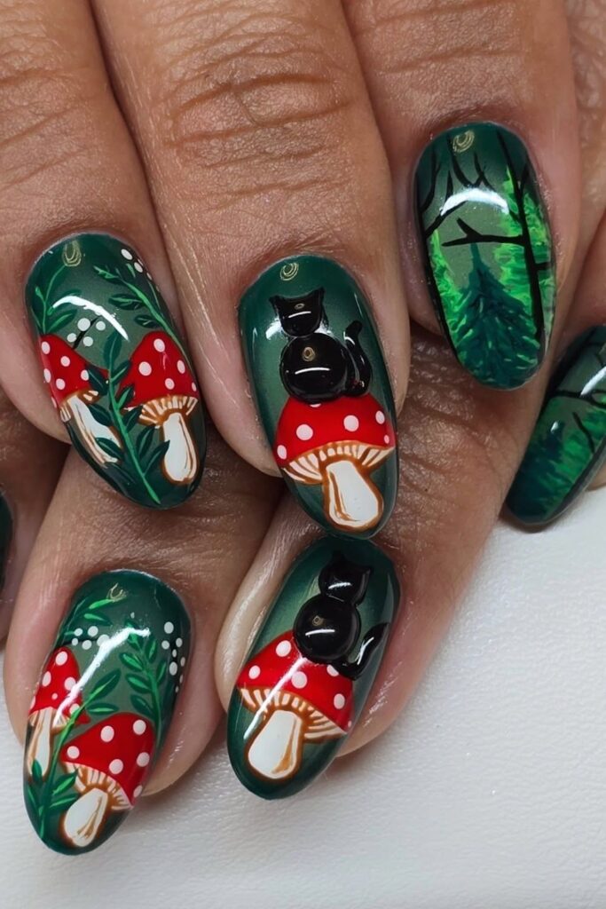 Enchanted Ivy Nails