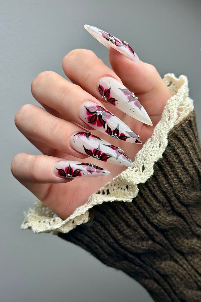Floral Delight Nails