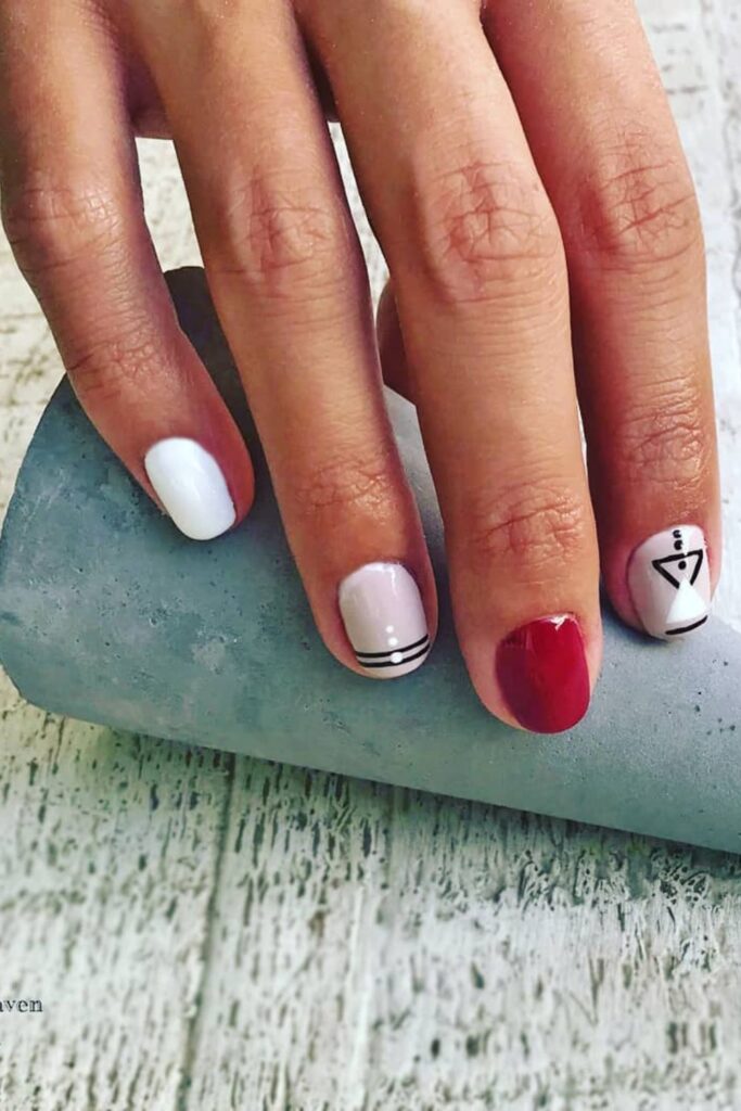 Geometric Shapes Nails