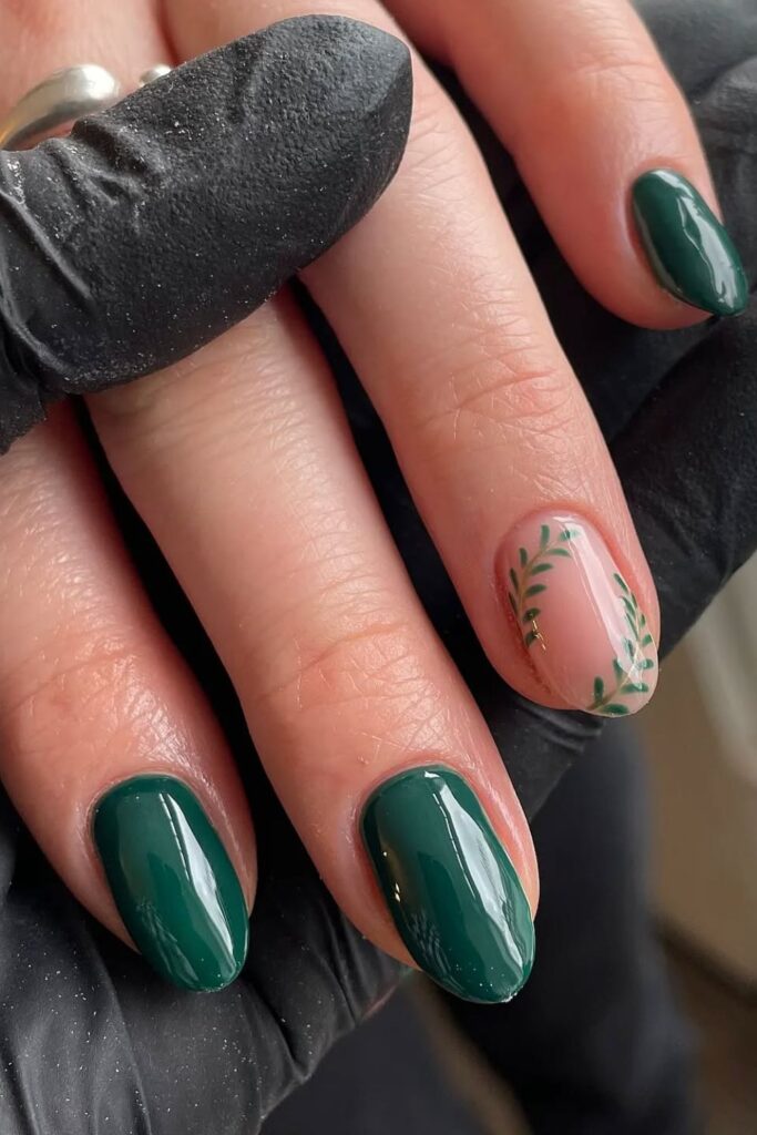 G]litter Dusted Tips Nails